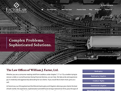 Law Firm Website design for Law Office of William J.…