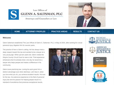 Law Firm Website design for Law Offices of Glenn A. S…
