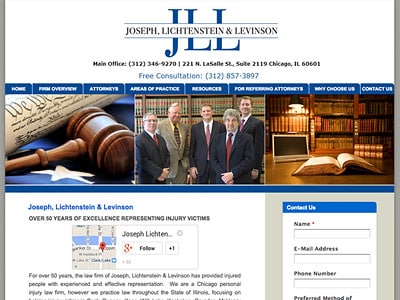 Law Firm Website design for Joseph, Lichtenstein & Le…