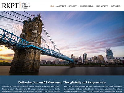 Law Firm Website design for Robbins Kelly Patterson T…