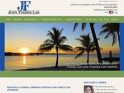 Law Firm Website design for Law Office of Jody L. Fis…