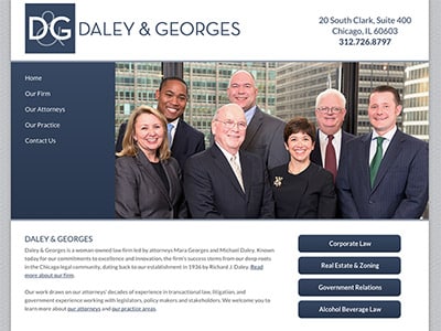 Website Design for Chicago Law Firm