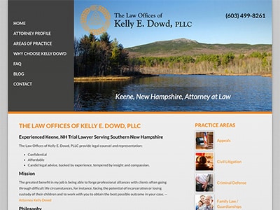 Law Firm Website design for The Law Offices of Kelly…