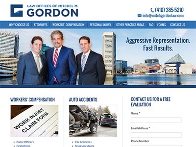 Law Firm Website design for Law Offices of Mitchel M.…