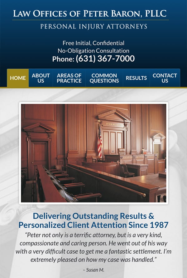 Melville Ny Personal Injury And Medical Malpractice Website