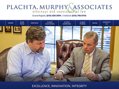 Law Firm Website design for Plachta, Murphy & Associa…