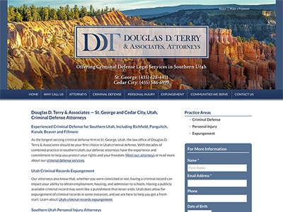 Law Firm Website design for Douglas D. Terry & Associ…