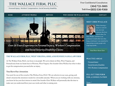 Law Firm Website design for The Wallace Firm, PLLC
