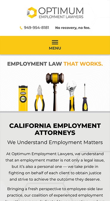 California Law Firm Website Rescue