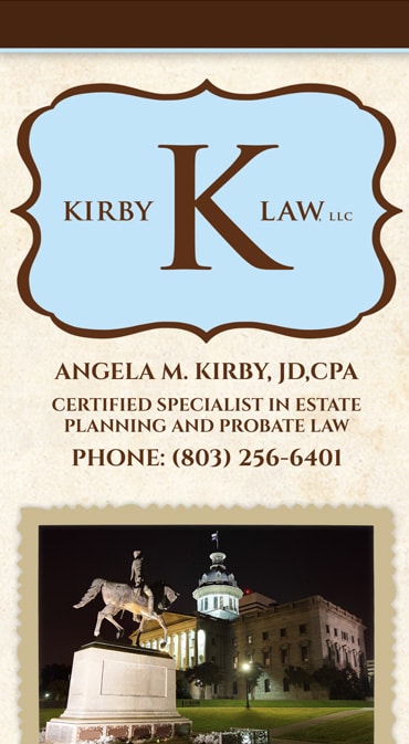 Responsive Mobile Attorney Website for Kirby Law, LLC