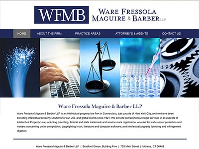 Law Firm Website design for Ware Fressola Maguire & B…