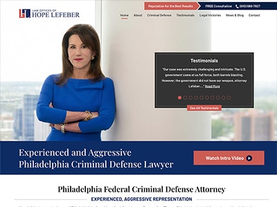 Law Firm Website design for Law Offices of Hope Lefeb…