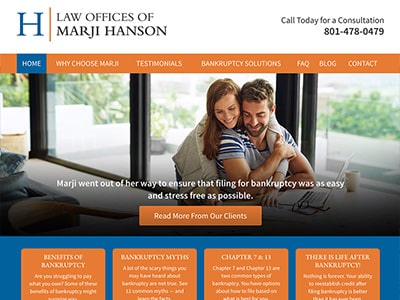 Law Firm Website design for Law Offices of Marji Hans…