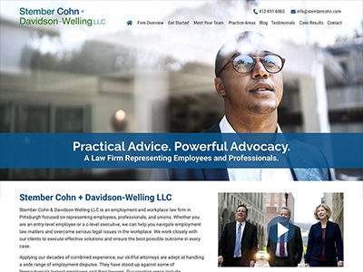Law Firm Website design for Stember Cohn & Davidson-W…