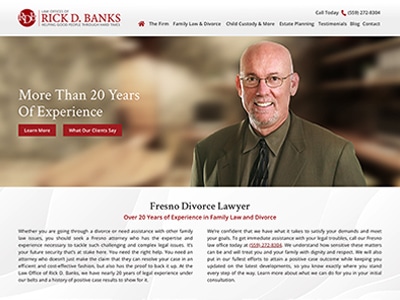 Law Firm Website design for The Law Offices of Rick D…
