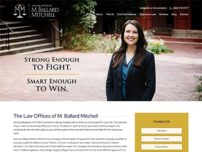 Law Firm Website design for The Law Offices of M. Bal…