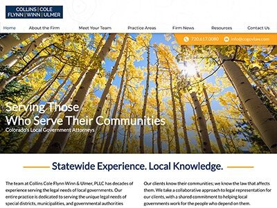 New Law Firm Website Announces Launch of Colorado Local Government