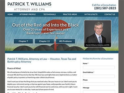 Texas Law Firm Website Design